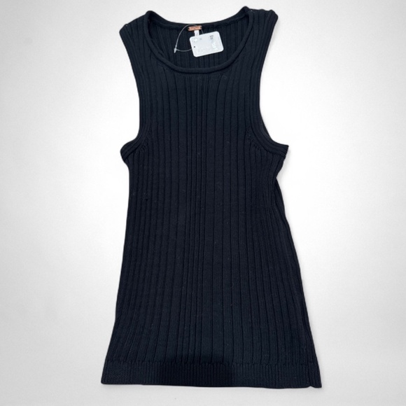 Free People Marcel Sweater Tank (Black) - Picture 1 of 12